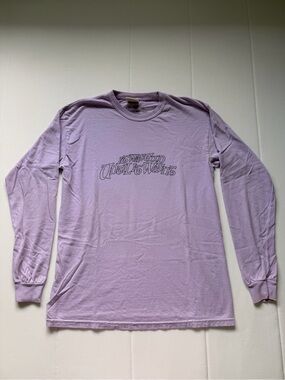 Kehlani’s It Was Good Until It Wasn’t Long-Sleeve Lavender Oversized Graphic Tee